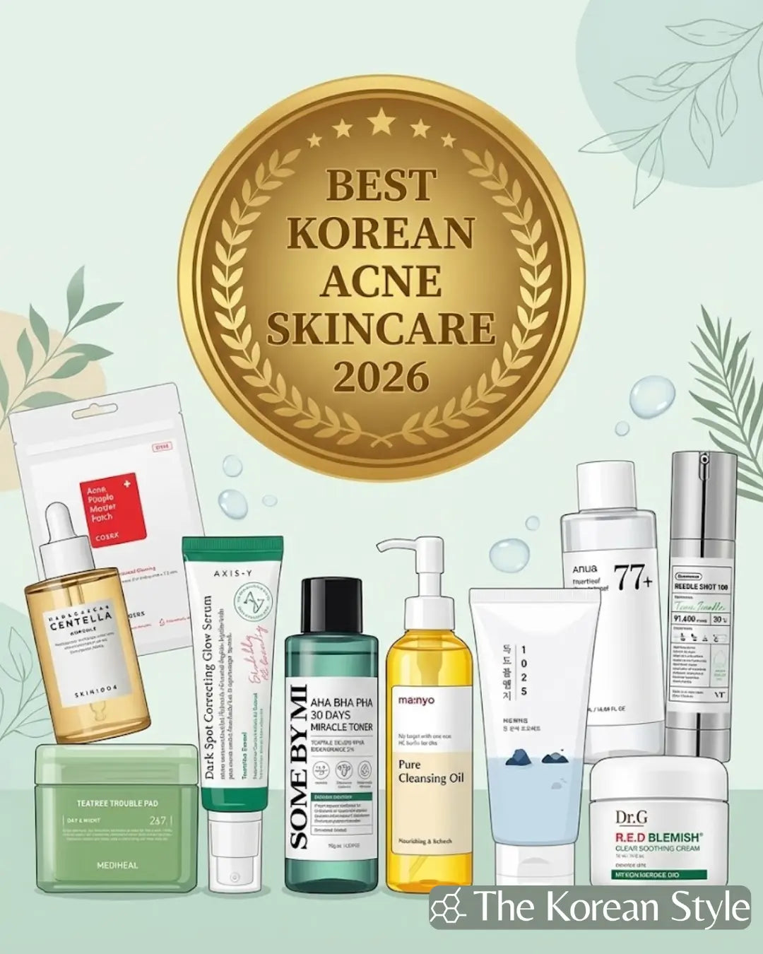 The-Top-10-Korean-Skincare-for-Acne-in-2026 The Korean Style