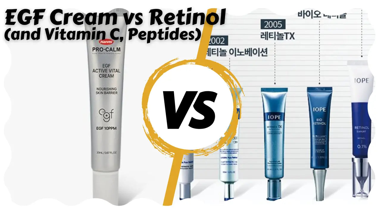 EGF-Cream-vs-Retinol-and-Vitamin-C-Peptides-How-to-Choose The Korean Style