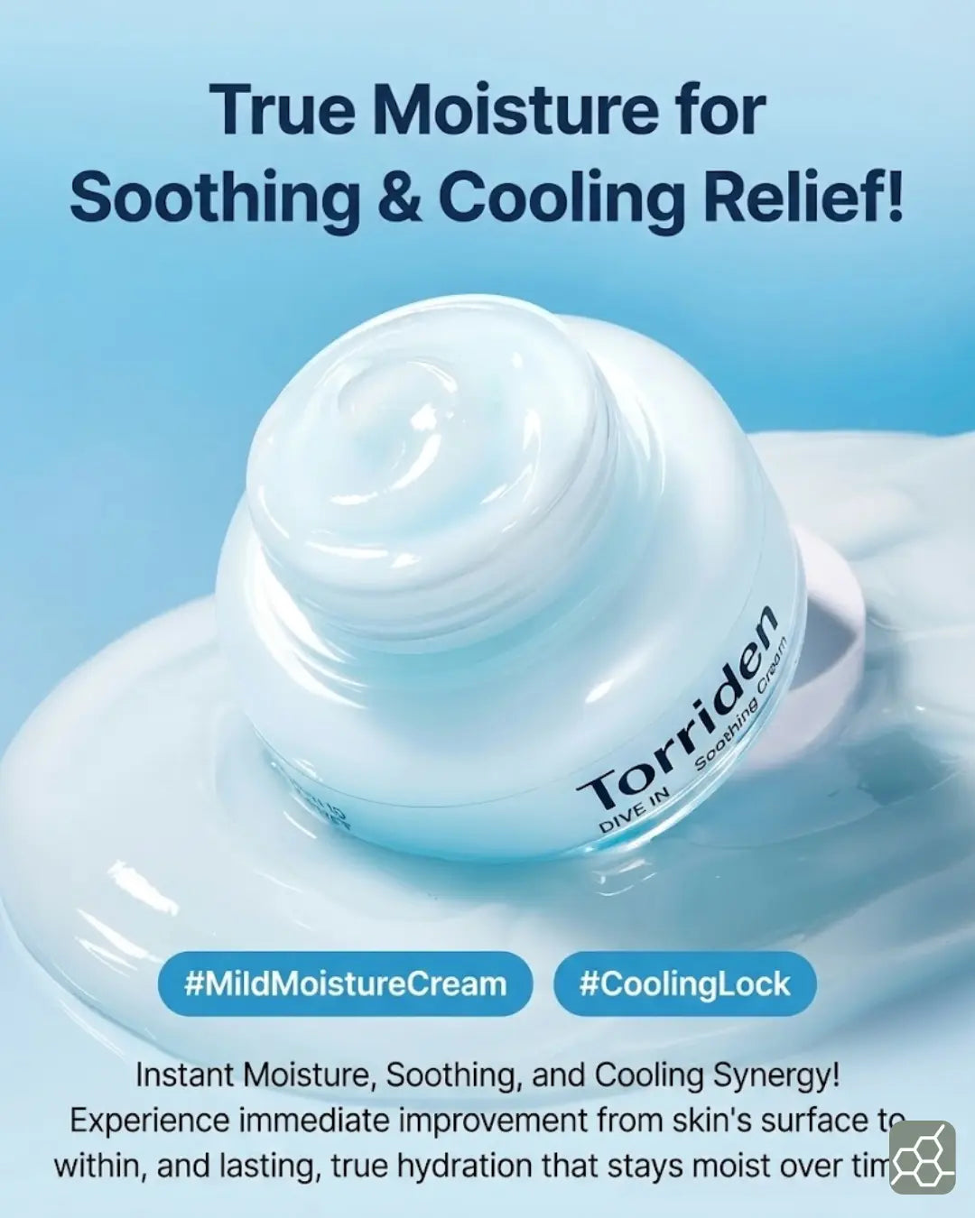 Torriden DIVE IN Hyaluronic Acid Soothing Cream 100ml — torriden soothing cream The Korean Style