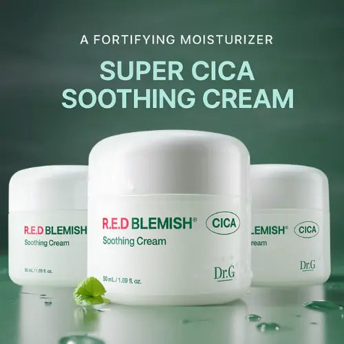Dr.G Red Blemish Cica Soothing Cream (50ml x2) The Korean Style