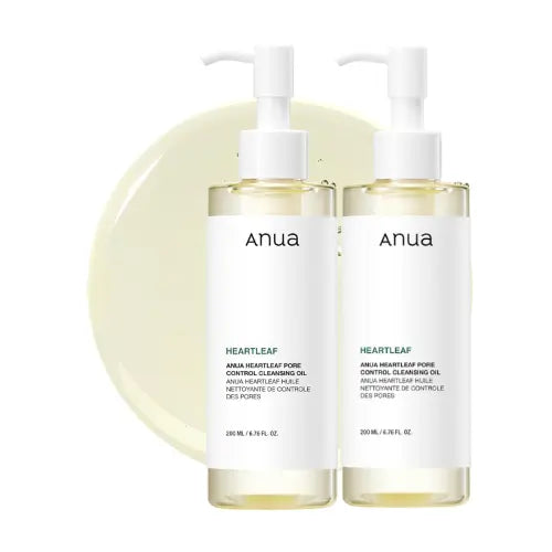Anua Heartleaf Pore Control Cleansing Oil | 200 ml makeup remover (2ea) The Korean Style