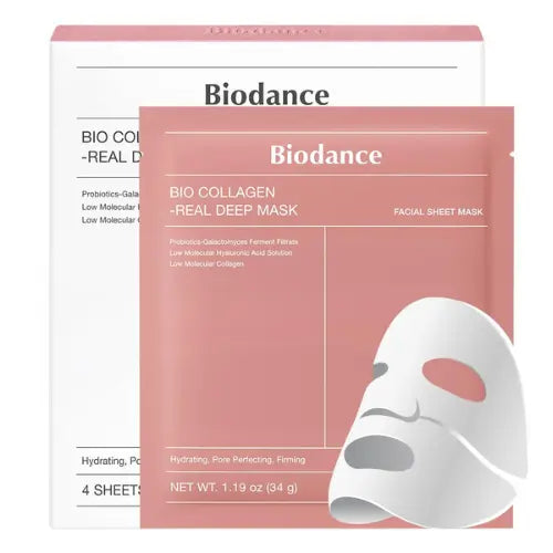 Biodance Bio Collagen Real Deep Mask | Hydrogel Sheet Mask (4 sheets) The Korean Style
