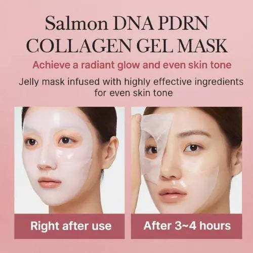 [medicube] Salmon DNA PDRN Pink Collagen Jelly Gel Mask (28g × 4ea) The Korean Style