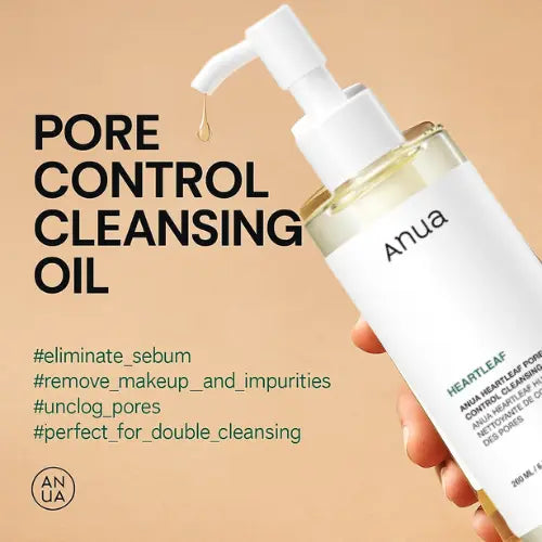 Anua Heartleaf Pore Control Cleansing Oil | 200 ml makeup remover (2ea) The Korean Style