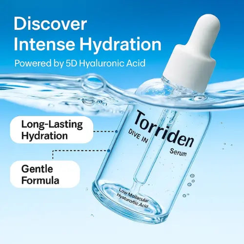 Torriden Dive-In hyaluronic acid serum 100ml soothing hydration (50ml x2ea)