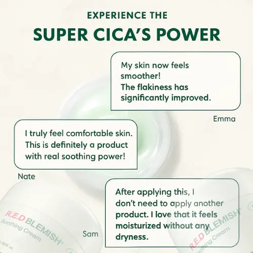 Dr.G Red Blemish Cica Soothing Cream (50ml x2) The Korean Style