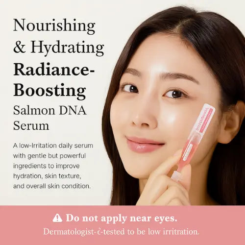 [medicube] Salmon DNA PDRN Pink One Day Serum - 99% PDRN Ampoule, Collagen, Glutathione, Hyaluronic Acid (0.05 Fl Oz × 10ea) The Korean Style