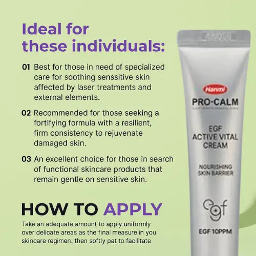 Hanmi Pharm PRO-CALM EGF Active Vital Cream (20ml x 1ea) The Korean Style