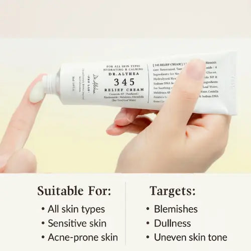 Dr Althea 345 Relief Cream set | 50 ml + 10 ml x2 (Total 70ml) The Korean Style