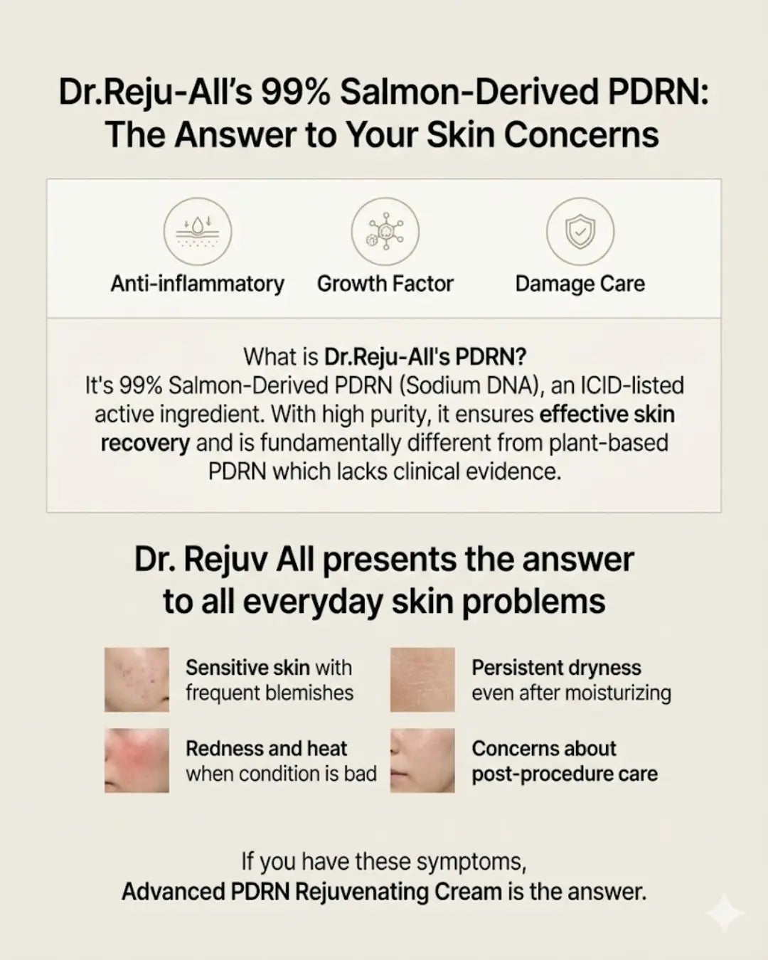 Dr. Reju-All Advanced PDRN Rejuvenating Cream — rejuall pdrn cream | 30ml The Korean Style