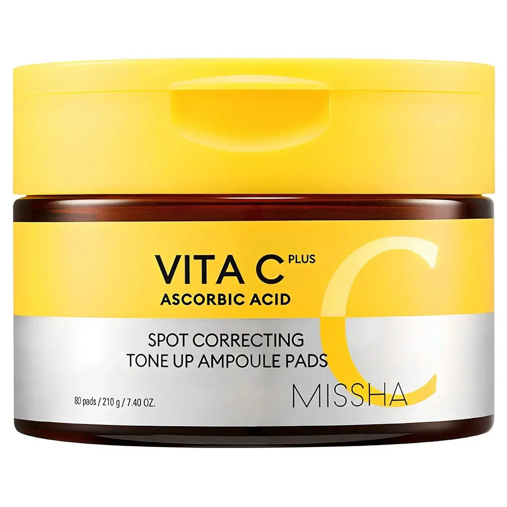 Missha Vita C Plus Spot C Tone-Up Ampoule Pad (80 Sheets, 210g)