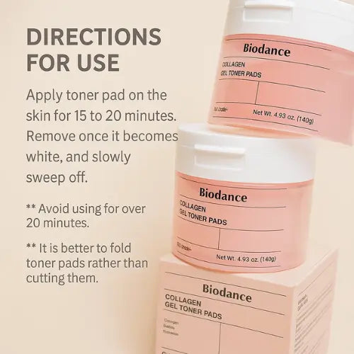 Biodance Collagen Gel Toner Pads | 60 Pads, 140g The Korean Style