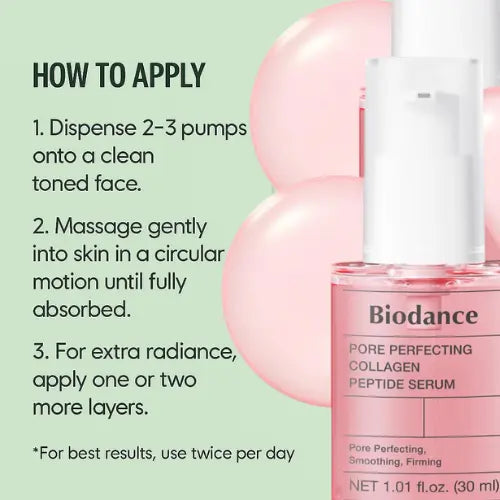 Biodance Pore Perfecting Serum | Collagen Peptide 30 ml The Korean Style