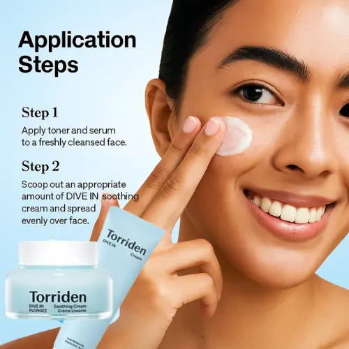 Torriden DIVE IN Hyaluronic Acid Soothing Cream 100ml (3.38 fl. oz) x 2ea