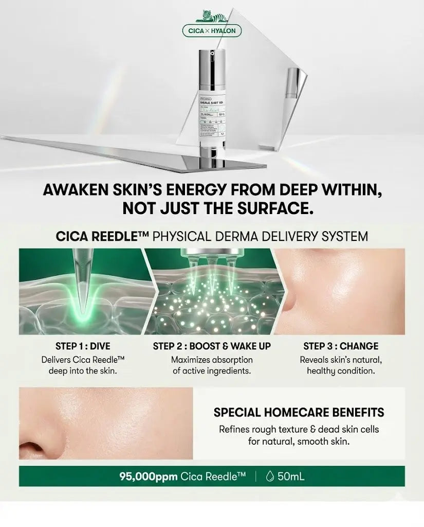 VT Reedle Shot 100 essence soothing cica booster (30ml) x2ea The Korean Style